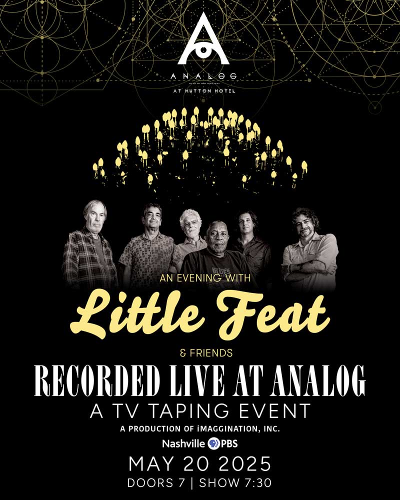 Little Feat live event poster, May 2025.