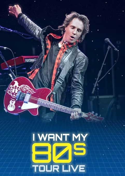 Musician performing at 'I Want My 80s' tour.